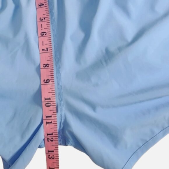 MEMBER’S MARK ACTIVE SHORTS WOMEN XXL BLUE 4-WAY STRETCH LINED POCKETS - Picture 5 of 9